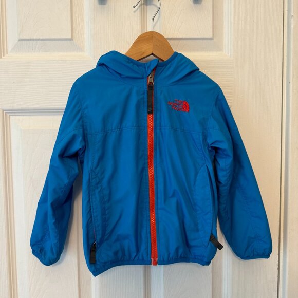 The North Face toddler fleece-lined jacket - blue and orange - size 3T - Picture 3 of 12